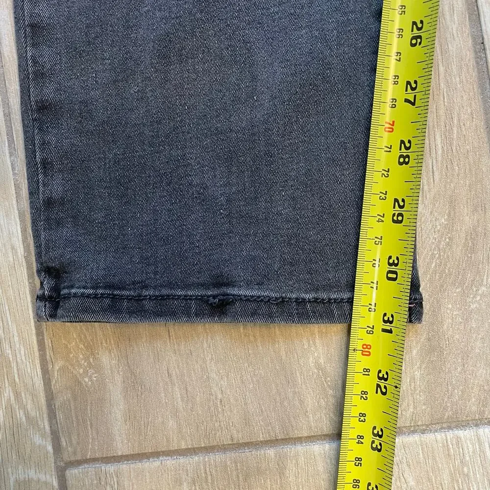True Religion Rocco Relaxed Skinny Jeans 40x31 Gray Stretch Designer Denim